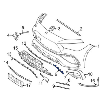 Mercedes-Benz OE - Front Right Inner Grille
