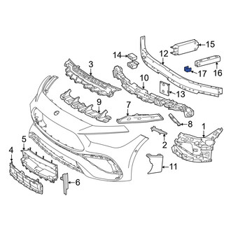Mercedes-Benz OE - Bumper Impact Absorber Bracket