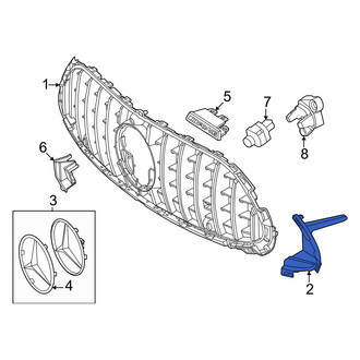 Mercedes-Benz OE - Left Grille Bracket
