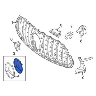 Mercedes-Benz OE - Front Grille Emblem