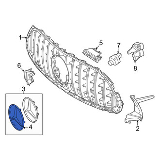 Mercedes-Benz OE - Front Grille Emblem