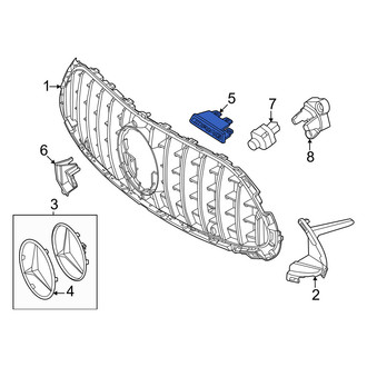 Mercedes-Benz OE - Front Grille Emblem