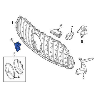 Mercedes-Benz OE - Front Tow Eye Cap
