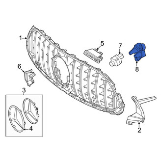Mercedes-Benz OE - Park Assist Camera Bracket