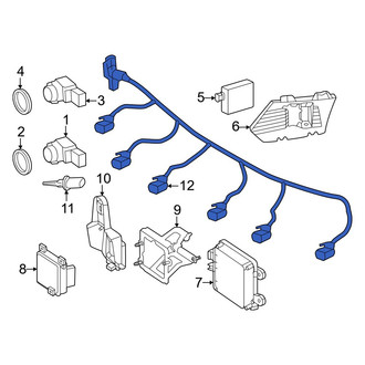 Mercedes-Benz OE - Front Parking Aid System Wiring Harness
