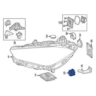 Mercedes-Benz OE - Front Right Bumper Impact Bar Bracket