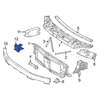 Mercedes-Benz OE - Cruise Control Distance Sensor Bracket