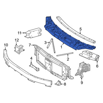 Mercedes-Benz OE - Front Radiator Support Tie Bar