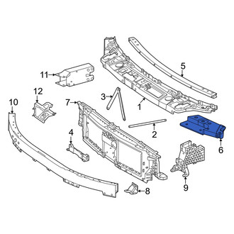 Mercedes-Benz OE - Left Radiator Support Panel Reinforcement Bracket