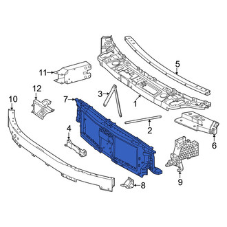 Mercedes-Benz OE - Front Radiator Support Panel