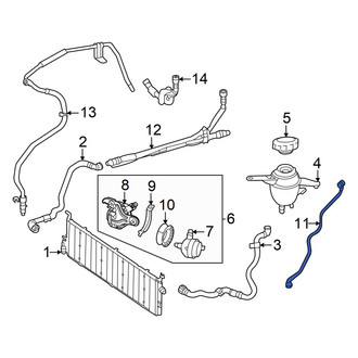 Mercedes-Benz OE - Drive Motor Battery Pack Coolant Hose