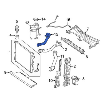 Mercedes-Benz OE - Engine Coolant Overflow Hose