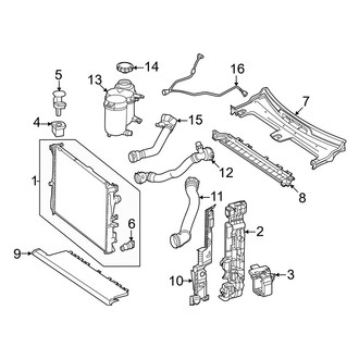 Mercedes-Benz OE - Cooling - Radiator & Components (Primary Cooling)