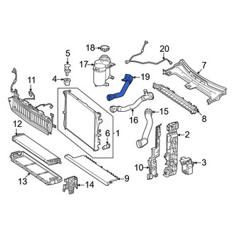 Mercedes-Benz OE - Engine Coolant Overflow Hose