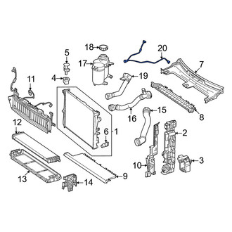 Mercedes-Benz OE - Engine Coolant Overflow Hose