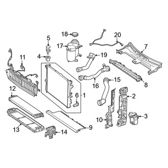 Mercedes-Benz OE - Cooling - Radiator & Components (Primary Cooling)