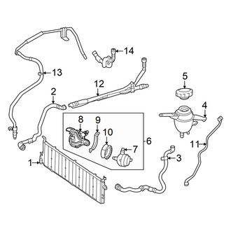 Mercedes-Benz OE - Cooling - Radiator & Components (Battery Cooling)