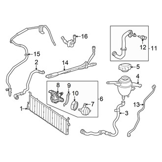 Mercedes-Benz OE - Cooling - Radiator & Components (Battery Cooling)