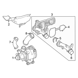 Mercedes-Benz OE - Cooling - Water Pump