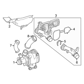 Mercedes-Benz OE - Cooling - Water Pump