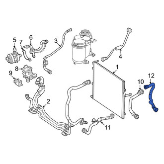 Mercedes-Benz OE - Upper Radiator Coolant Hose
