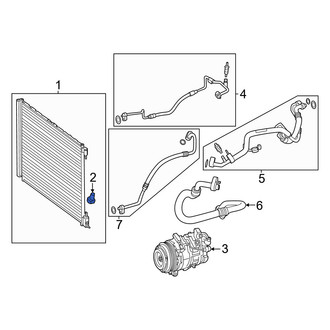 Mercedes-Benz OE - A/C Refrigerant Pressure Sensor