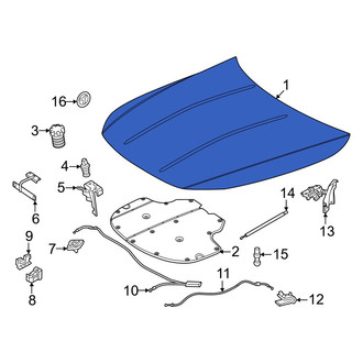 Mercedes-Benz OE - Front Hood Panel