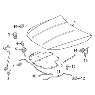 Mercedes-Benz OE - Hood & Components