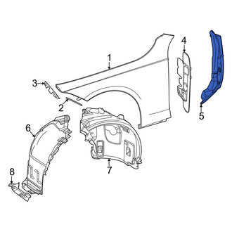 Mercedes-Benz OE - Front Left Fender Filler Panel