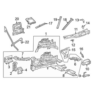 Mercedes-Benz OE - Fender - Structural Components & Rails