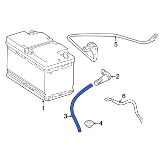 Mercedes-Benz OE - Battery Vent Tube