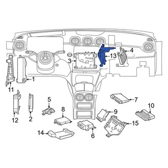 Mercedes-Benz OE - Infotainment Display Control Module Bracket