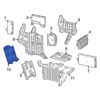 Mercedes-Benz OE - Rear Body Control Module Bracket