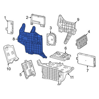 Mercedes-Benz OE - Radio Amplifier Bracket
