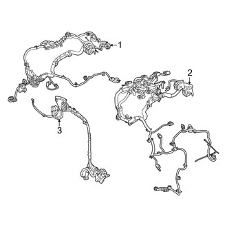 Mercedes-Benz OE - Electrical - Wiring Harness (3.0L)