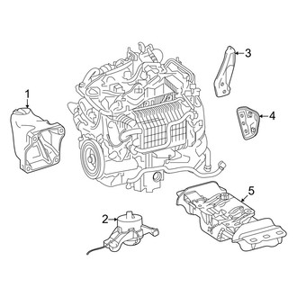 Mercedes-Benz OE - Engine & Transmission Mounting (2.0L)