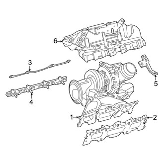 Mercedes-Benz OE - Engine - Turbocharger & Components (Turbocharger & Components), (2.0L)