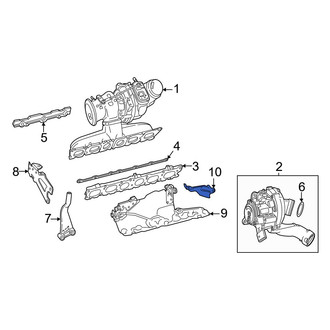 Mercedes-Benz OE - Turbocharger Mount Heat Shield