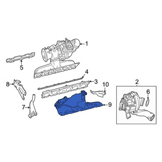Mercedes-Benz OE - Turbocharger Mount Heat Shield