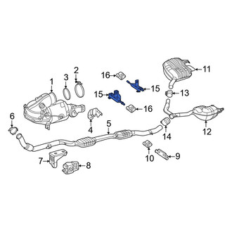 Mercedes-Benz OE - Catalytic Converter Bracket