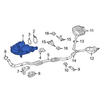 Mercedes-Benz OE - Catalytic Converter