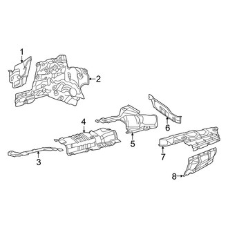 Mercedes-Benz OE - Exhaust System - Heat Shields