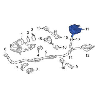 Mercedes-Benz OE - Exhaust Muffler