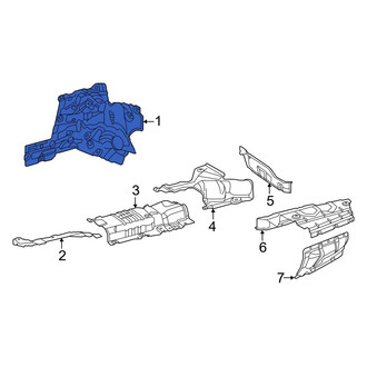 Mercedes-Benz OE - Front Floor Pan Heat Shield