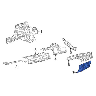Mercedes-Benz OE - Left Outer Exhaust Muffler Heat Shield