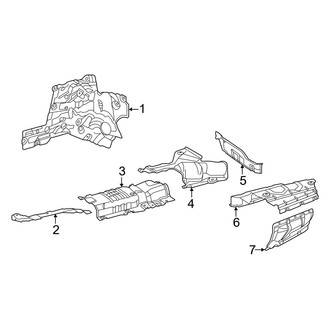 Mercedes-Benz OE - Exhaust System - Heat Shields