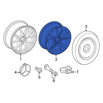 Mercedes-Benz OE - Wheel