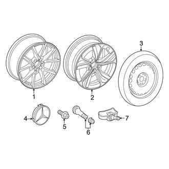 Mercedes-Benz OE - Wheels (18" Wheels)