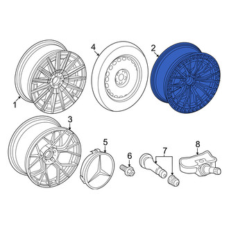 Mercedes-Benz OE - Wheel