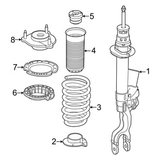Mercedes-Benz OE - Front Suspension - Struts & Components